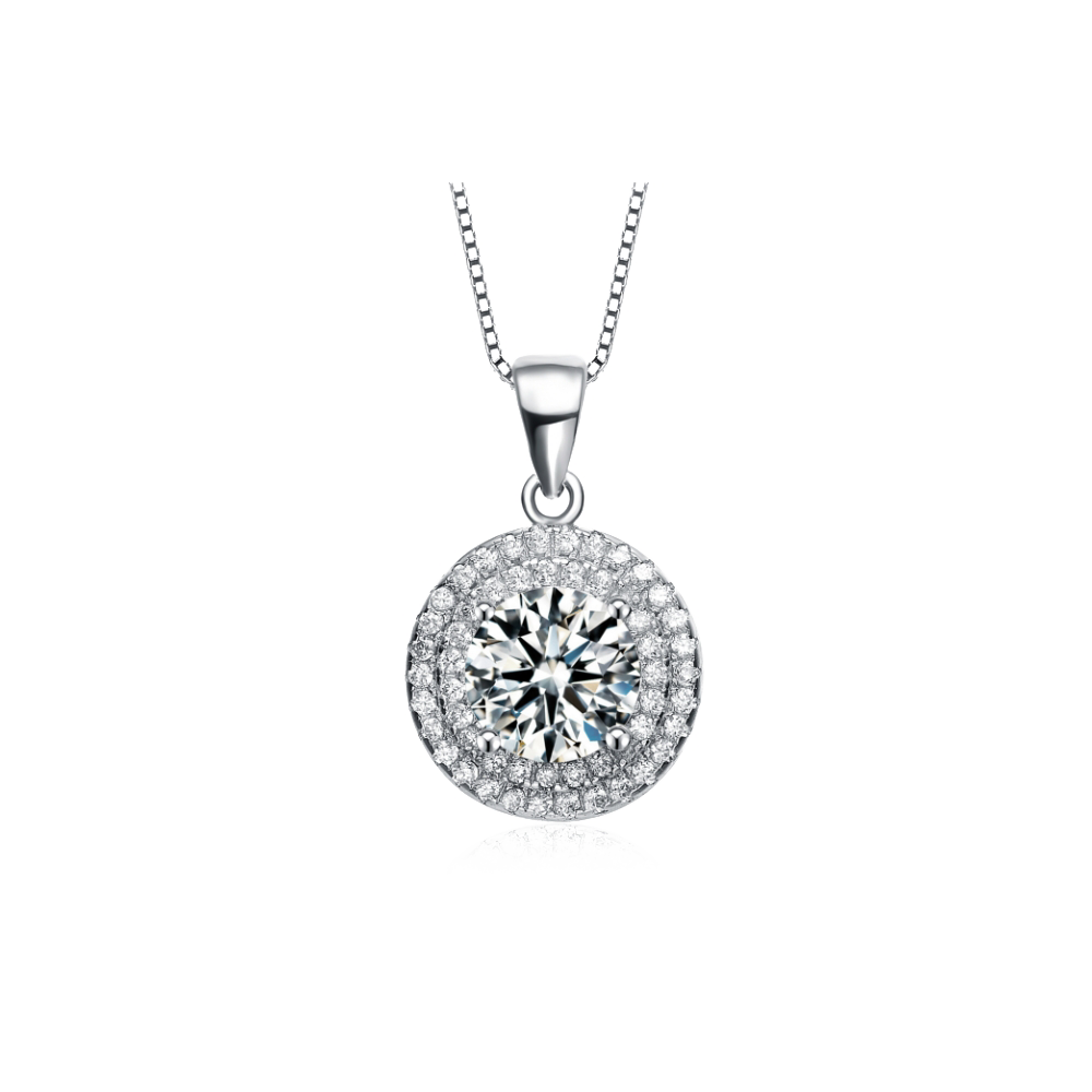 Sterling Silver Diamond-Cut Necklace